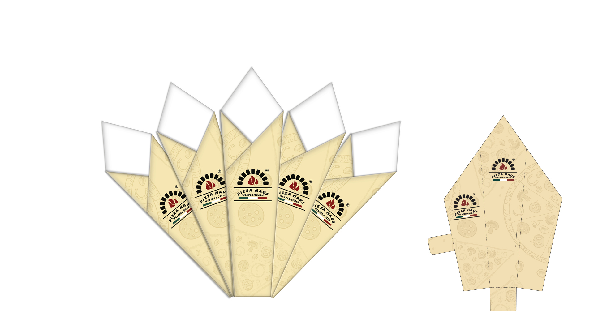 Omot za pribor PIZZA HOUSE