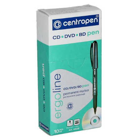 Centropen marker 4606/1 plavi za CD/DVD diskove