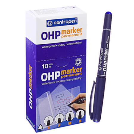 Centropen OHP marker 2636 plavi 0.6 mm