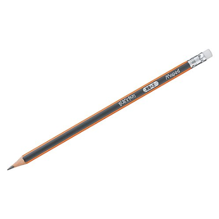 Maped grafitna olovka sa gumicom Black Peps HB
