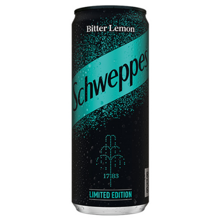 Schweppes bitter lemon limenka 330ml