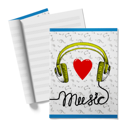 Sveska za muzičko A4 12 lista