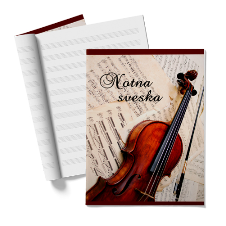 Sveska za muzičko A4 12 lista